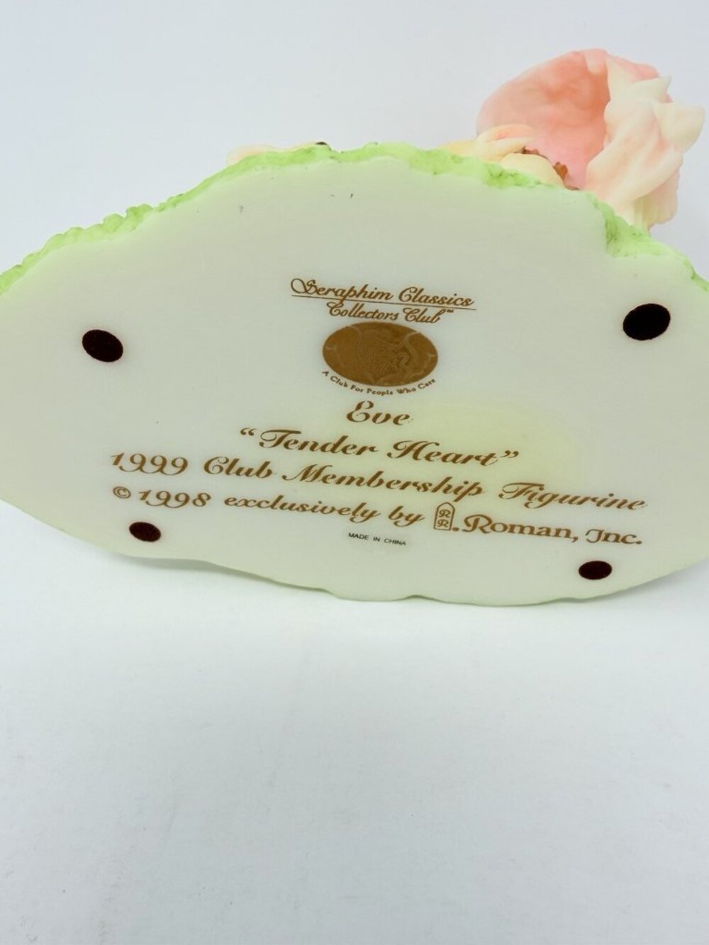 Vintage 1999 Seraphim Classics Angels Eve Tender Heart Club Membership Figure‎ - Picture 6 of 16